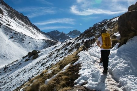 Toubkal, le sommet le plus élevé des montagnes de l’Atlas